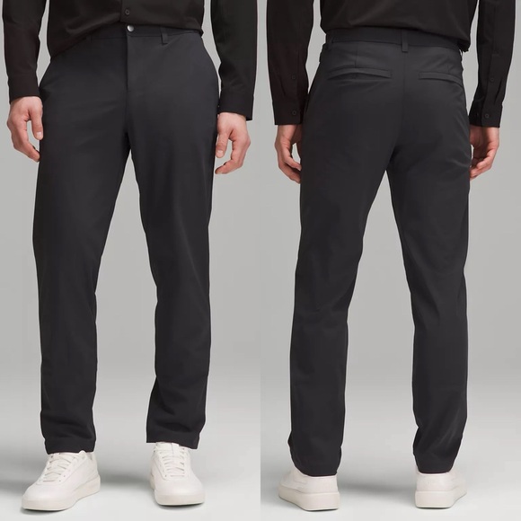 Lululemon ABC Trouser Pant Classic 32” Obsidian Charcoal Gray Black Men’s 36 - Picture 1 of 7